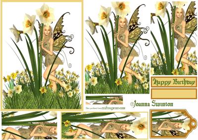 Fairy in Flowers Card