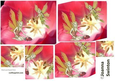 Fairies in a Flower