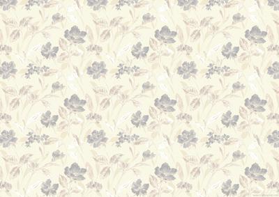 Cream Floral Background - Faded