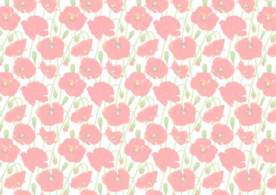 Beautiful Poppy Background Faded