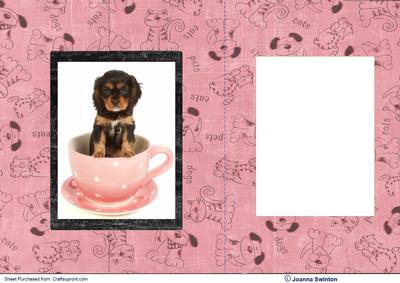 Pup in a Cup Card