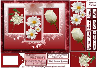 Flower Trio Card