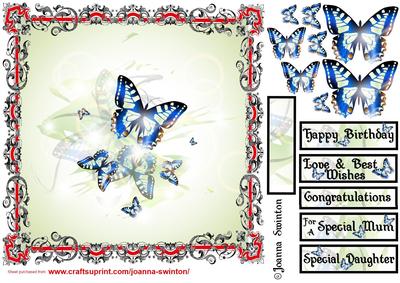 Beautiful Blue Butterflies