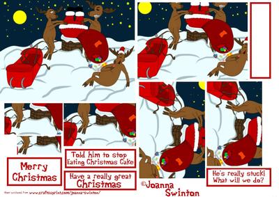 Santa is Stuck in the Chimney