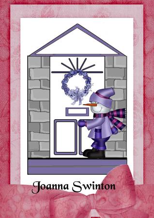 Christmas Door Snowman