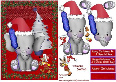 Boys Christmas Elephant