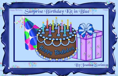 Surprise Kit - Birthday in Blue