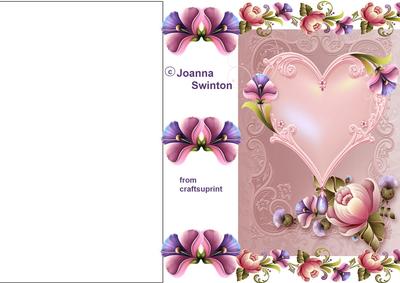 Special Hinges Heart of Flowers