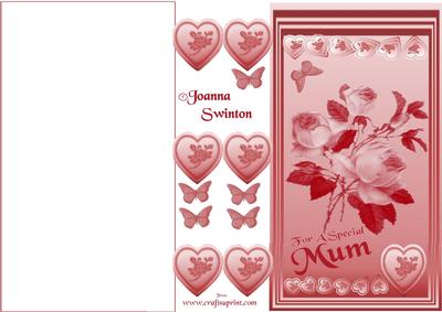 Special Hinges Roses for Mum