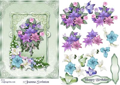 Female Floral Card