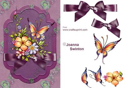 Birthday Flowers & Butterflies