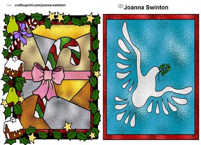 Christmas Stained Glass Windows