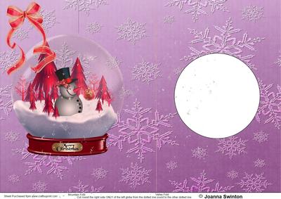 Snowman Snow Globe