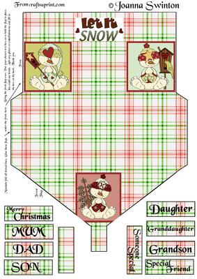 Snow Babies Money Envelope