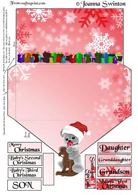 Babys Pink Money Envelope