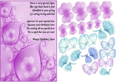 Birthday Butterflies - Mom