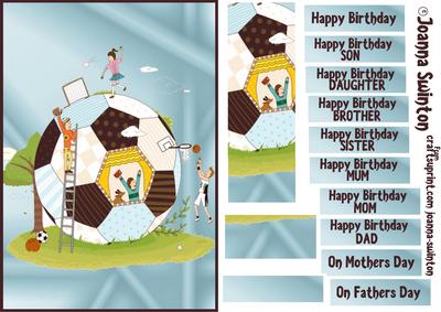 Sport Bookmark Card