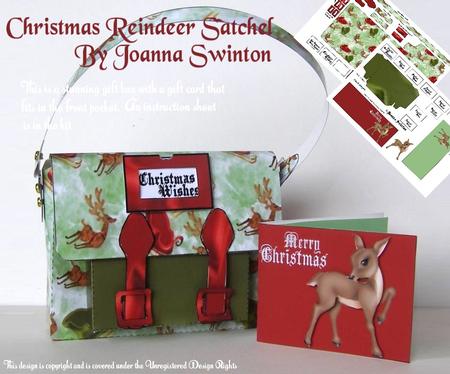 Satchel - Christmas Reindeer