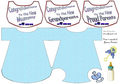 Blue Baby Romper Suit