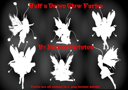 Cu4cu Glow Fairy Silhouettes