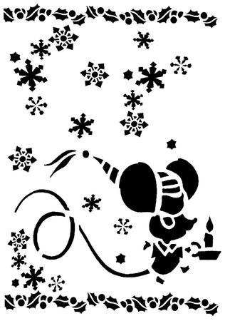 Christmas Mouse Cameo