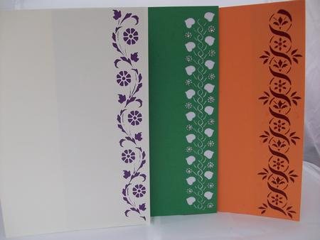 3 Fancy Edge Cards Cameo