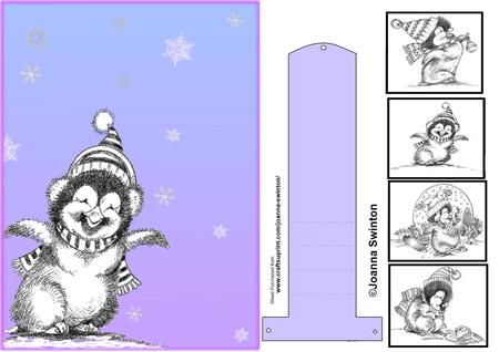 Christmas Penguins Cameo