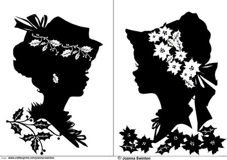 Christmas Ladies Cameo