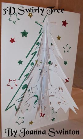 3D Swirly Tree Cameo
