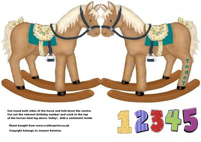 Age Birthday Rocking Horse