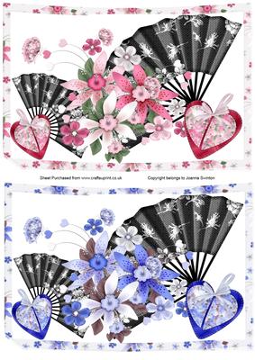 Flowers, Fans & Hearts