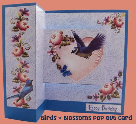 Pop Out Birds & Blossom Robo