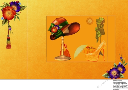 Orange and Lemon Pop-Out Card