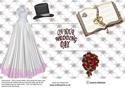 Tri-fold Steps Wedding Card
