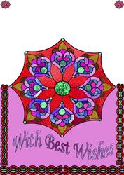 Stained Glass Vertical Fold