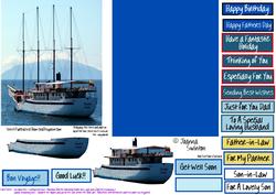 Boating Stagger Card