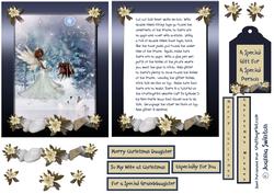 Christmas Fairy Stagger Card