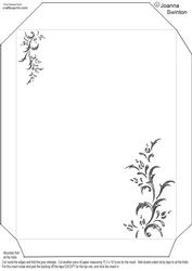 3D Bay Window Cards Envelope