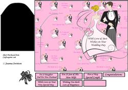 K Card Arch Wedding Card Sheet 2