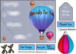 K Card Birthday Balloon Sheet 1
