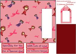 K Card Girl Dressing-up Sheet 2