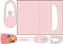 K Card Baby Girl Birthday Card Sheet 1