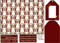 K Card Flower Garden Sheet 1