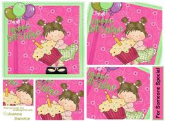 Cupcake Birthday Girl