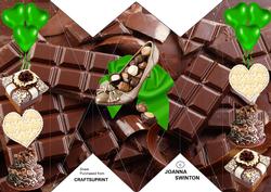 Diamond Fold Chocolate Mint
