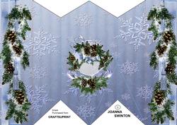 Diamond Fold Christmas Pinecones