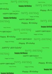 Happy Birthday Green