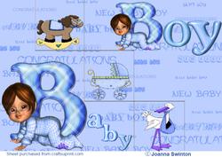3 Step New Baby Boy