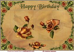 Box Fold Floral Birthday