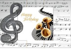Musical Wishes Swing Card